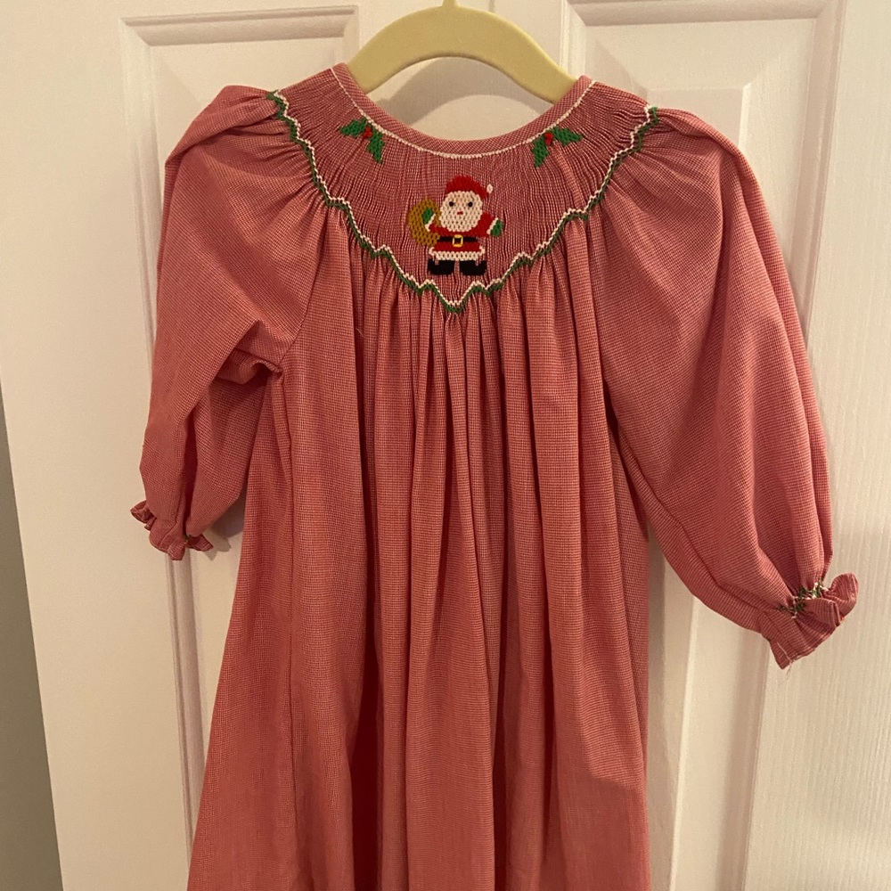 Smocked Christmas Dress
